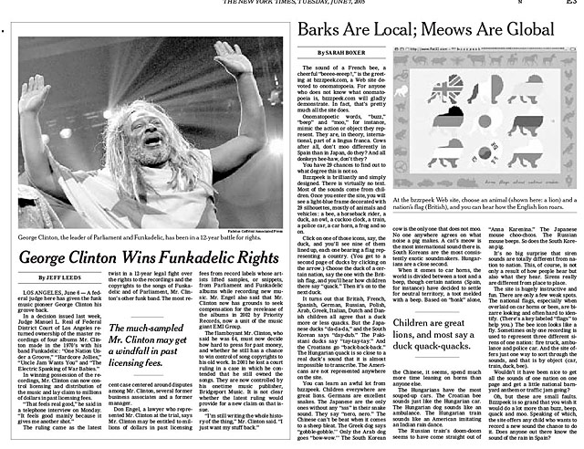 The New York Times, June 2005